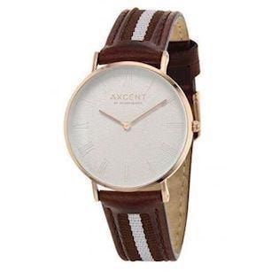 Career rosa forgyldt rustfri stål Quartz Unisex ur fra Axcent of Scandinavia, IX5720R-12